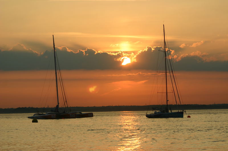 cowes sunset