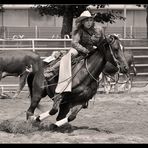 Cowgirl im Einsatz