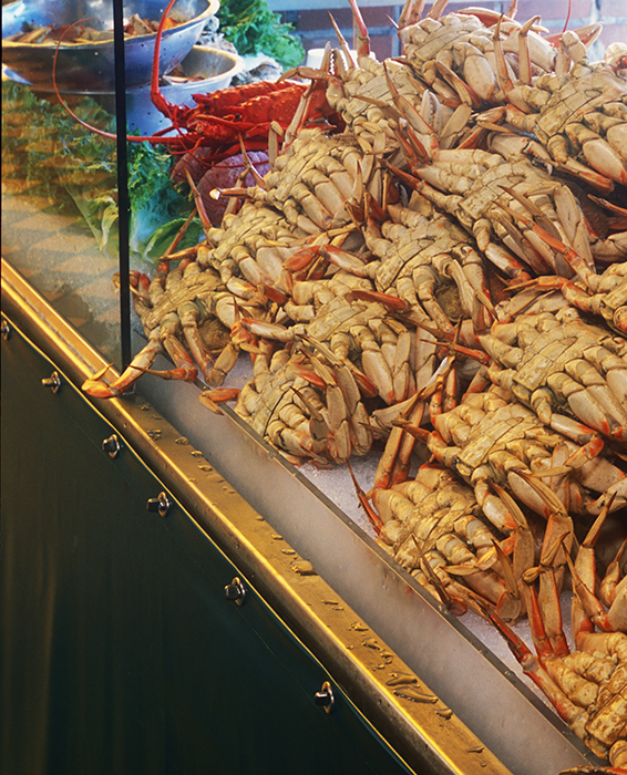 Crab and Lobster at Fisherman's Wharf in San Francisco, California