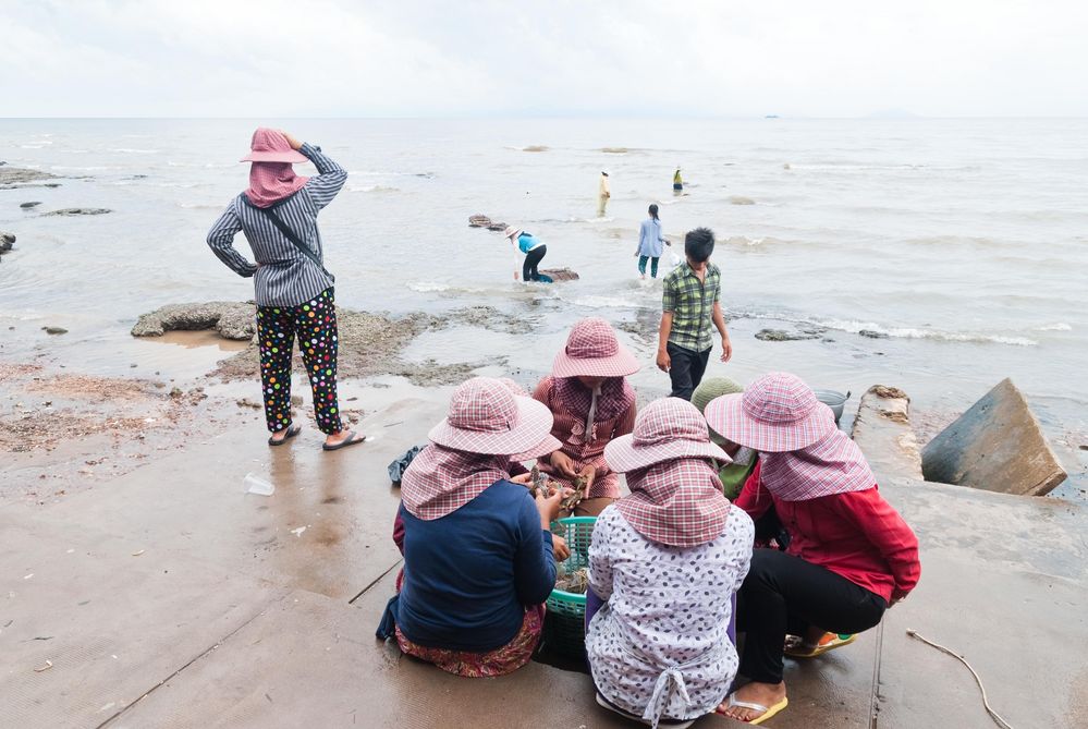 Crab Market in Kep, Cambodia 