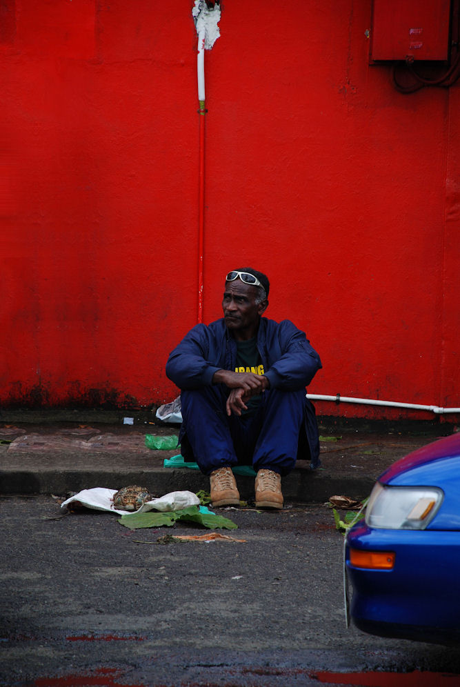 Crab seller