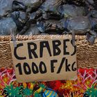 Crabes au marché