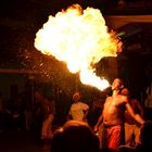 Cracheur de feu à Cuba (Viñales)