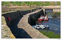 Crail Harbour bei Ebbe