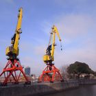 Cranes in Puerto Madero, Buenos Aires