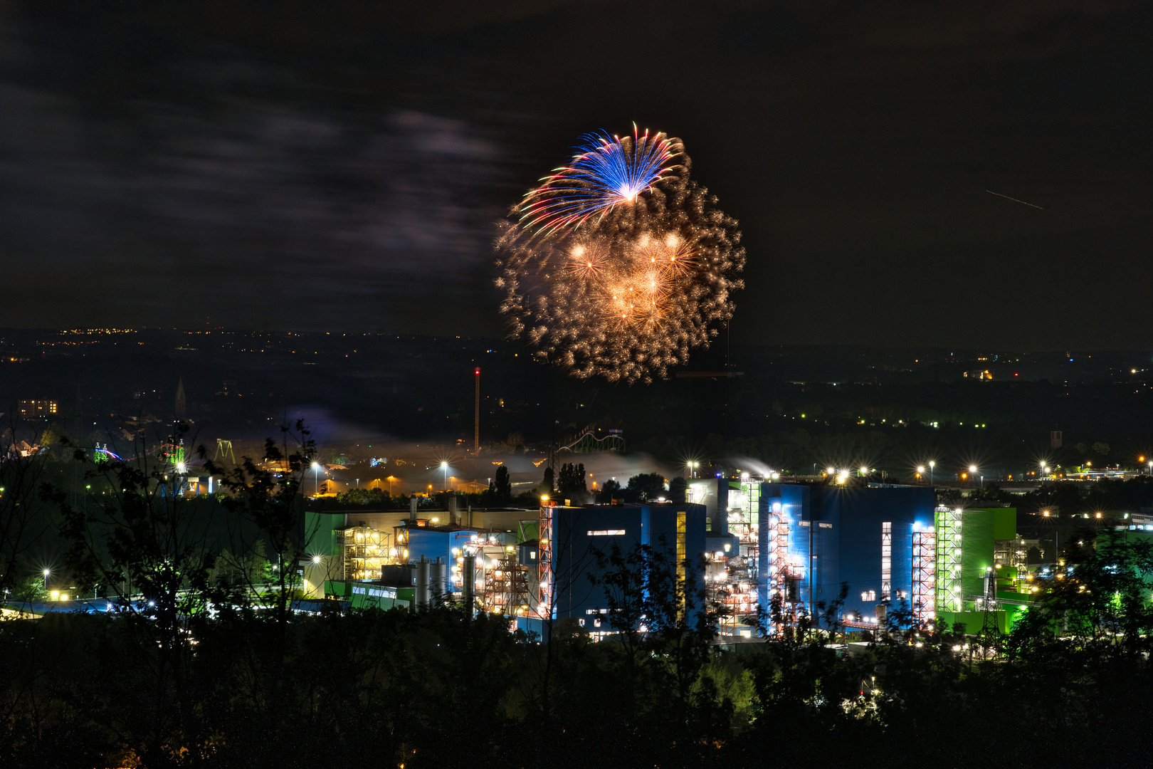 Cranger Kirmes Feuerwerk1