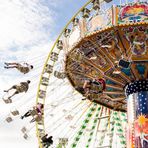 Cranger Kirmes - Riesenrad und Kettenkarussell No2