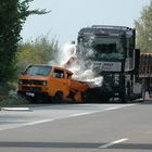 Crash auf der Autobahn