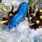 Crash beim Rafting