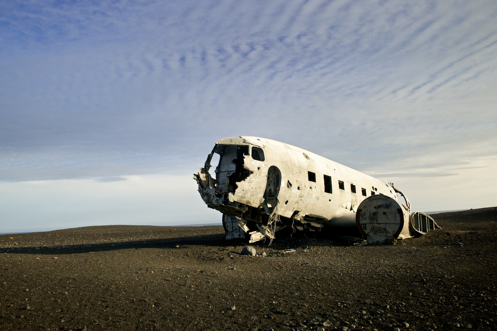 Crashed plane Iceland