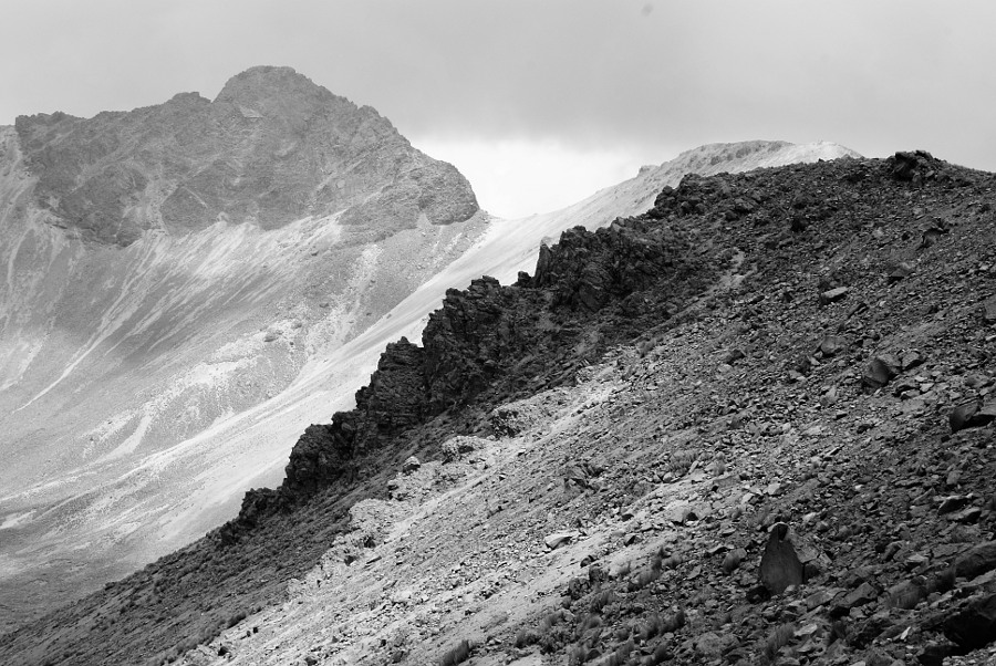 Crater del volcán Xinacantecatl