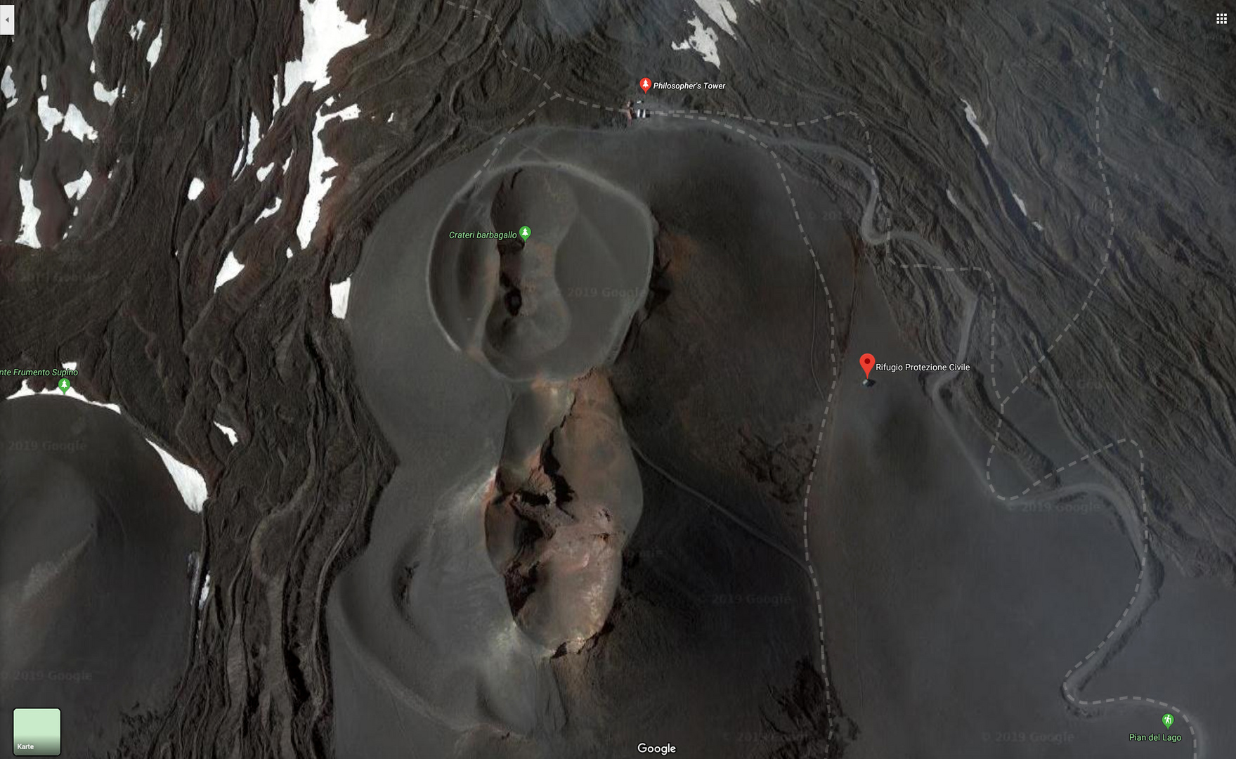 Crateri Barbagallo  - Google Maps 