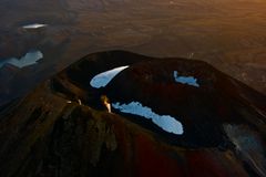 Craterview Mt-Ngauruhoe in Sunset