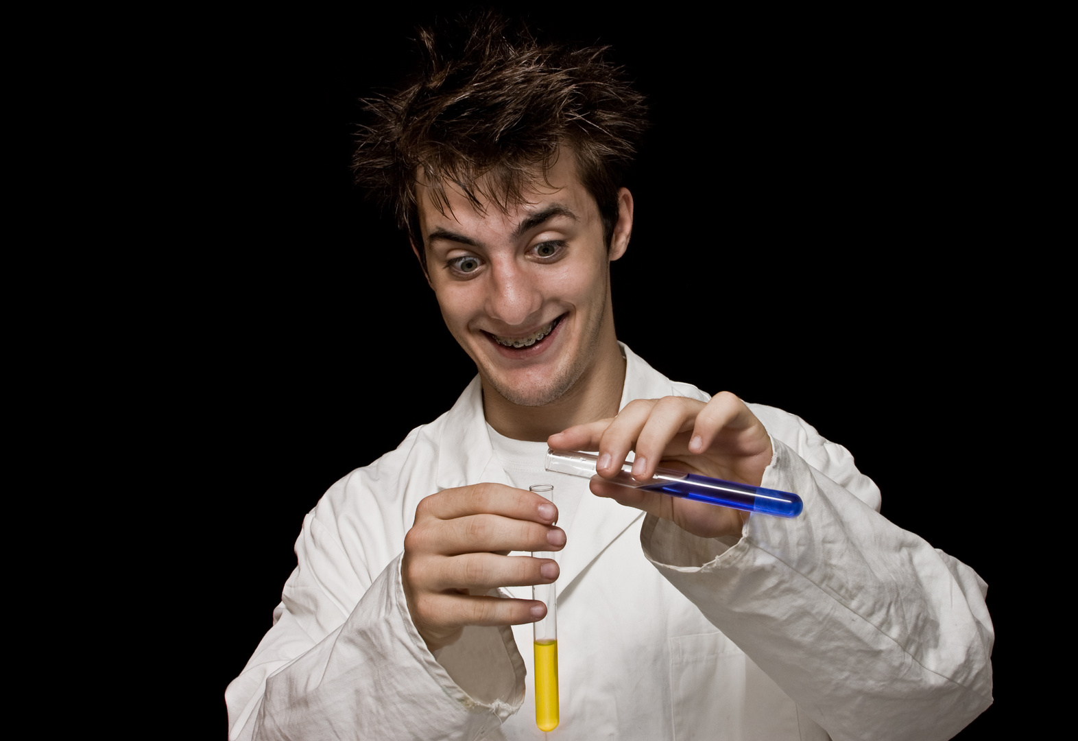 crazy chemist Foto & Bild portrait, portraitfotografie männer, studio