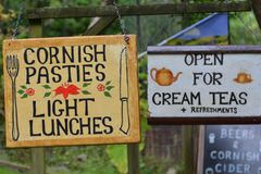 Cream tea am Camel Trail