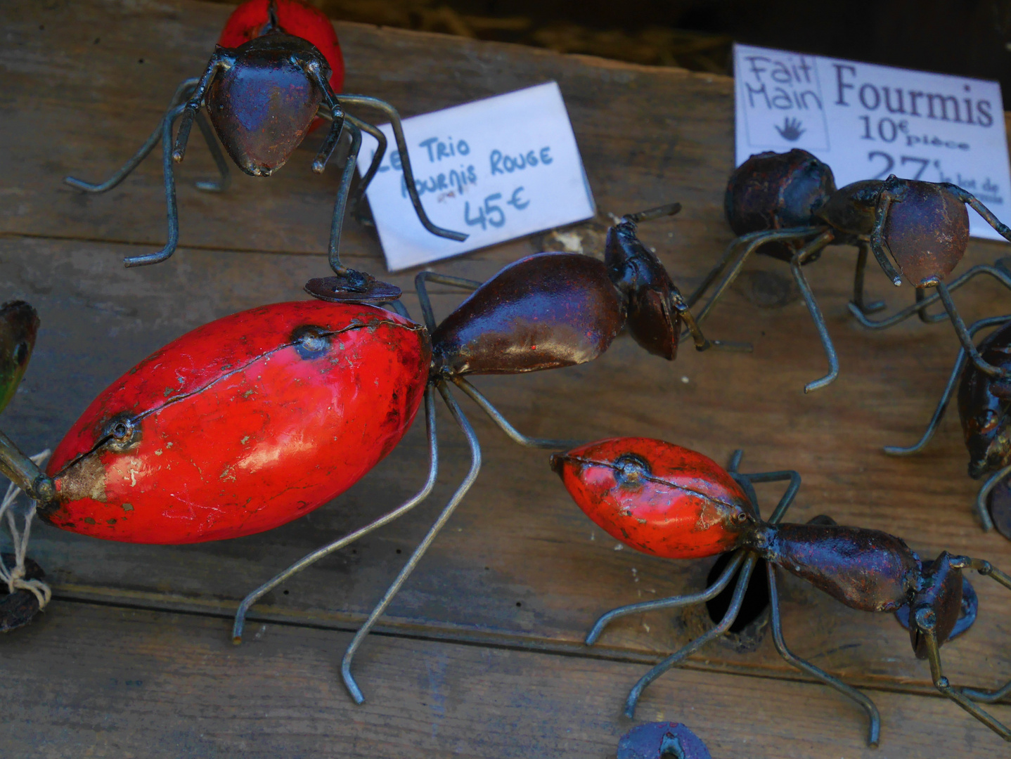 Création artistique au marché de Béziers