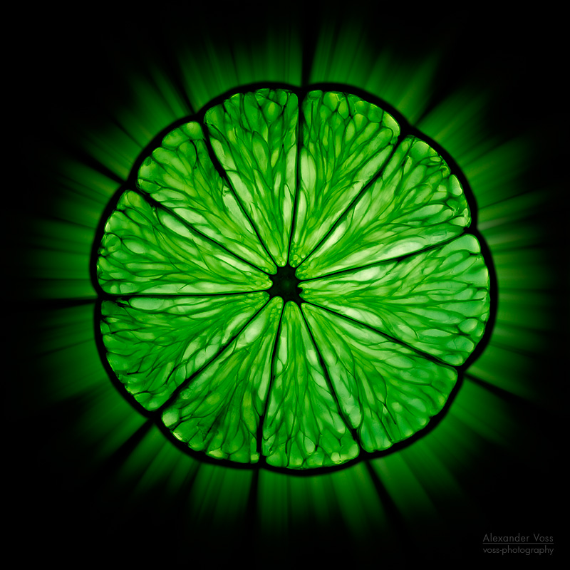 Creative Food Photography: Lime Glow