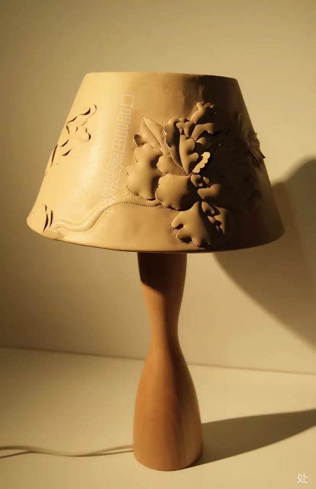 Creative leather lamps