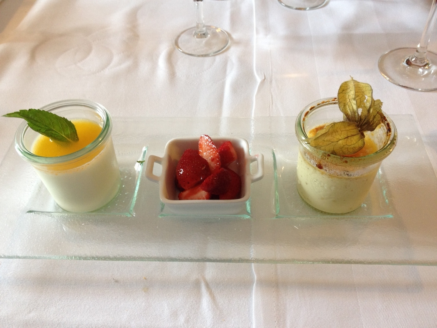 Creme Brülle und Panacotta