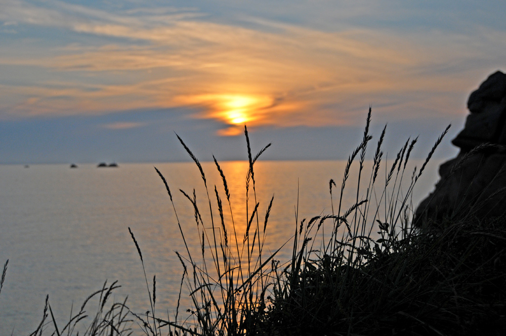 Crépuscule à la Pointe de Primel