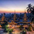 Crépuscule à Yangon