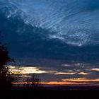 Crépuscule de novembre devant chez moi