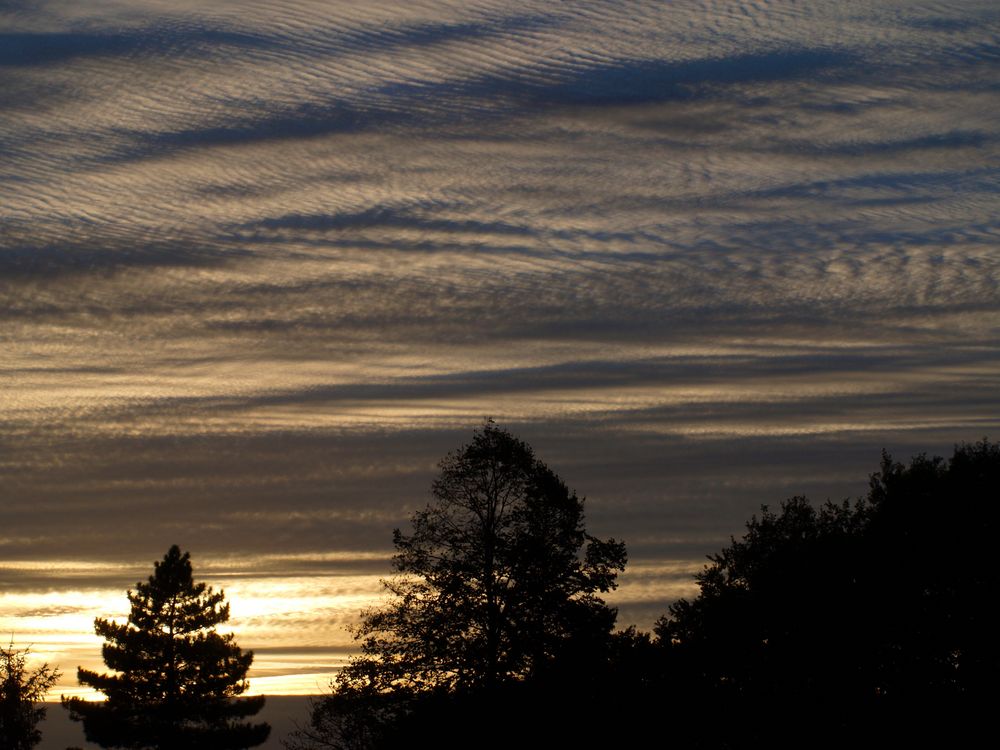 Crépuscule nuageux moutonneux 2 - Wolkige Dämmerung 2