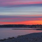 Crépuscule sur la baie de Menton et le Cap Martin