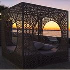 Crépuscule sur la plage de l‘Hôtel Mandarin Oriental