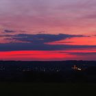 Crépuscule sur la vallée de la Baïse et Condom