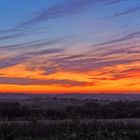 Crépuscule sur la vallée de la Baïse et Condom