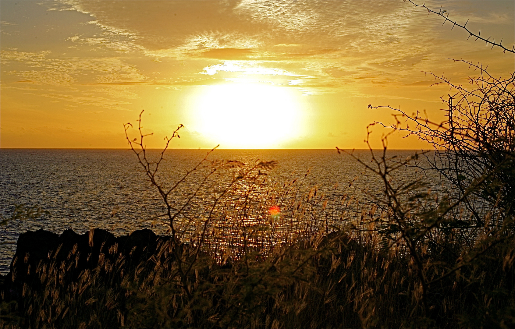 Crépuscule sur l'Océan Indien