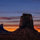 Crépuscule sur Monument Valley