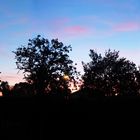 Crépuscule vu de ma terrasse