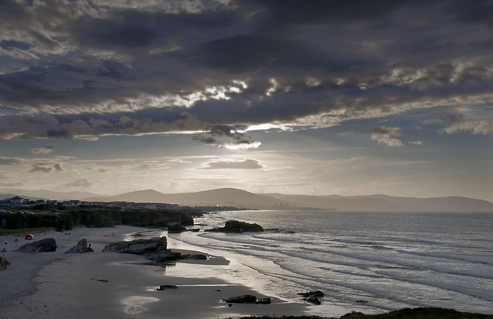 Crepusculo en la playa