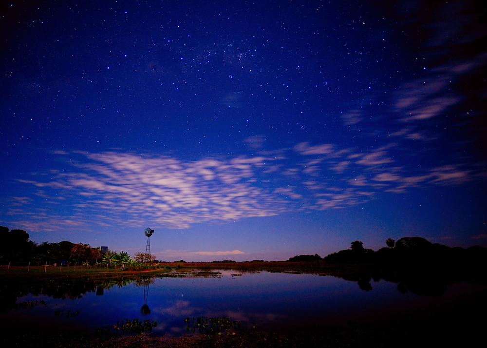 "Crepúsculo" - Pantanal - BR - 2008 von karsten hönack 