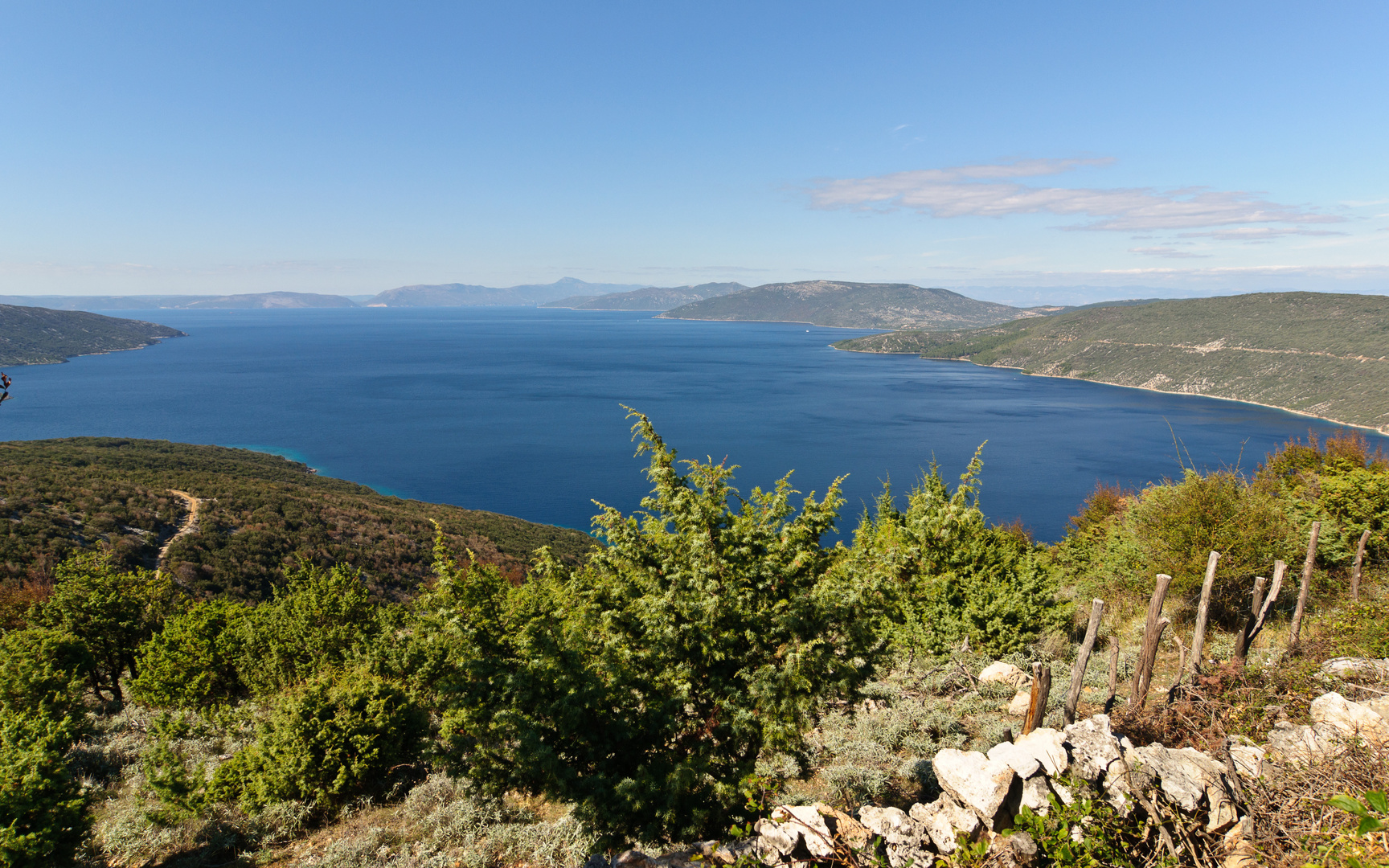 Cres-Blick auf die Kvarner Bucht