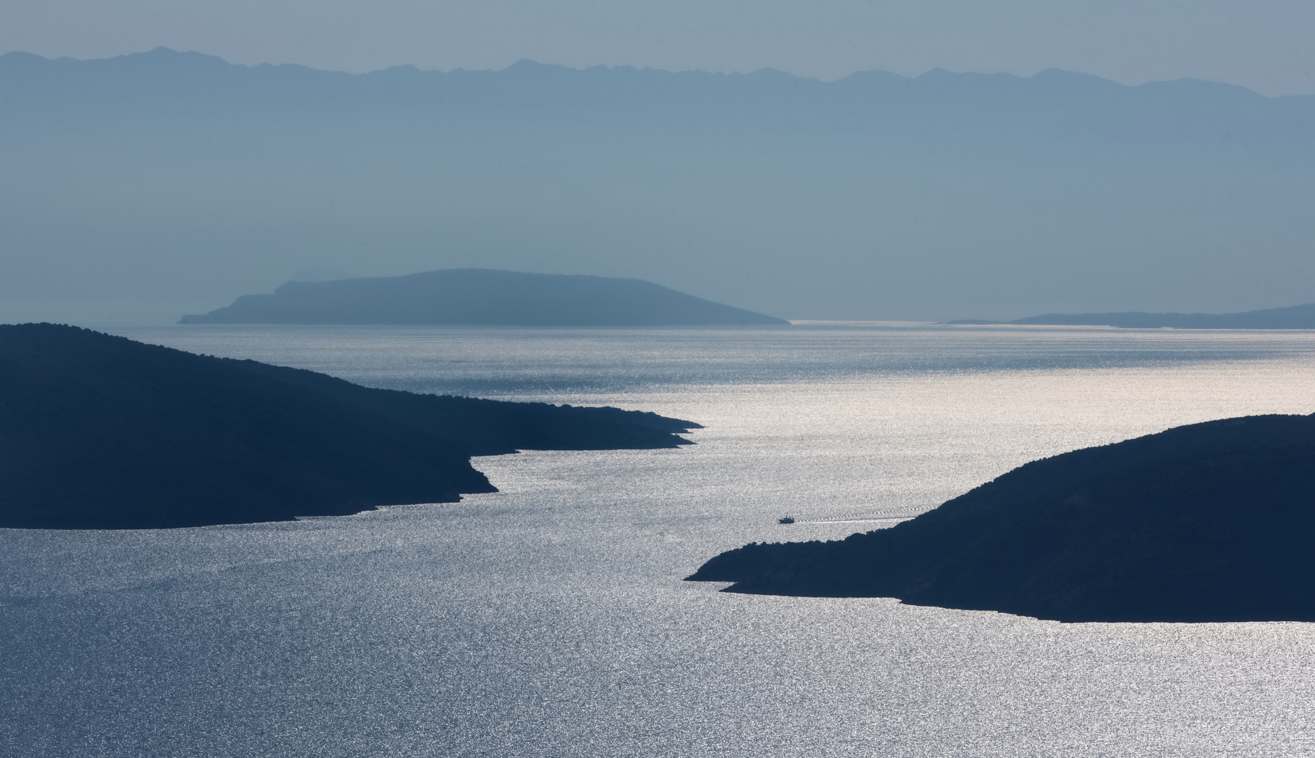 Cres Blick auf die Sredja Vrafa