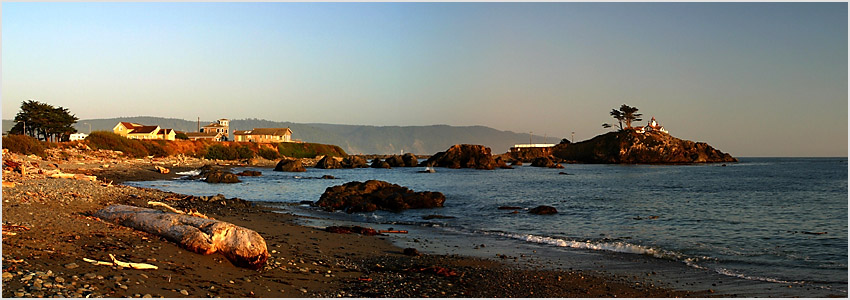 Crescent City Lighthouse Panorama