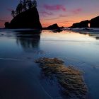 Crescent moon over La Push