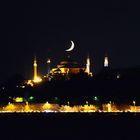 Crescent on the Hagia Sophia - Istanbul