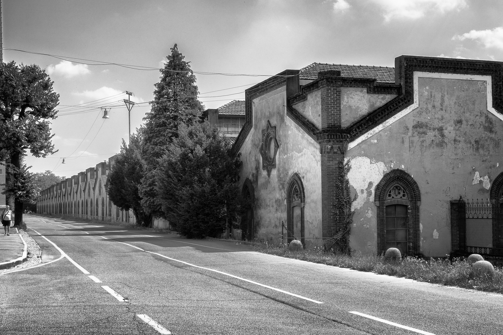 Crespi d'Adda, viale dello stabilimento