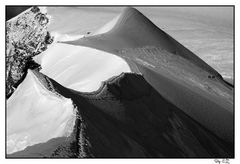 Cresta sommitale del Lyskam (Monte Rosa)