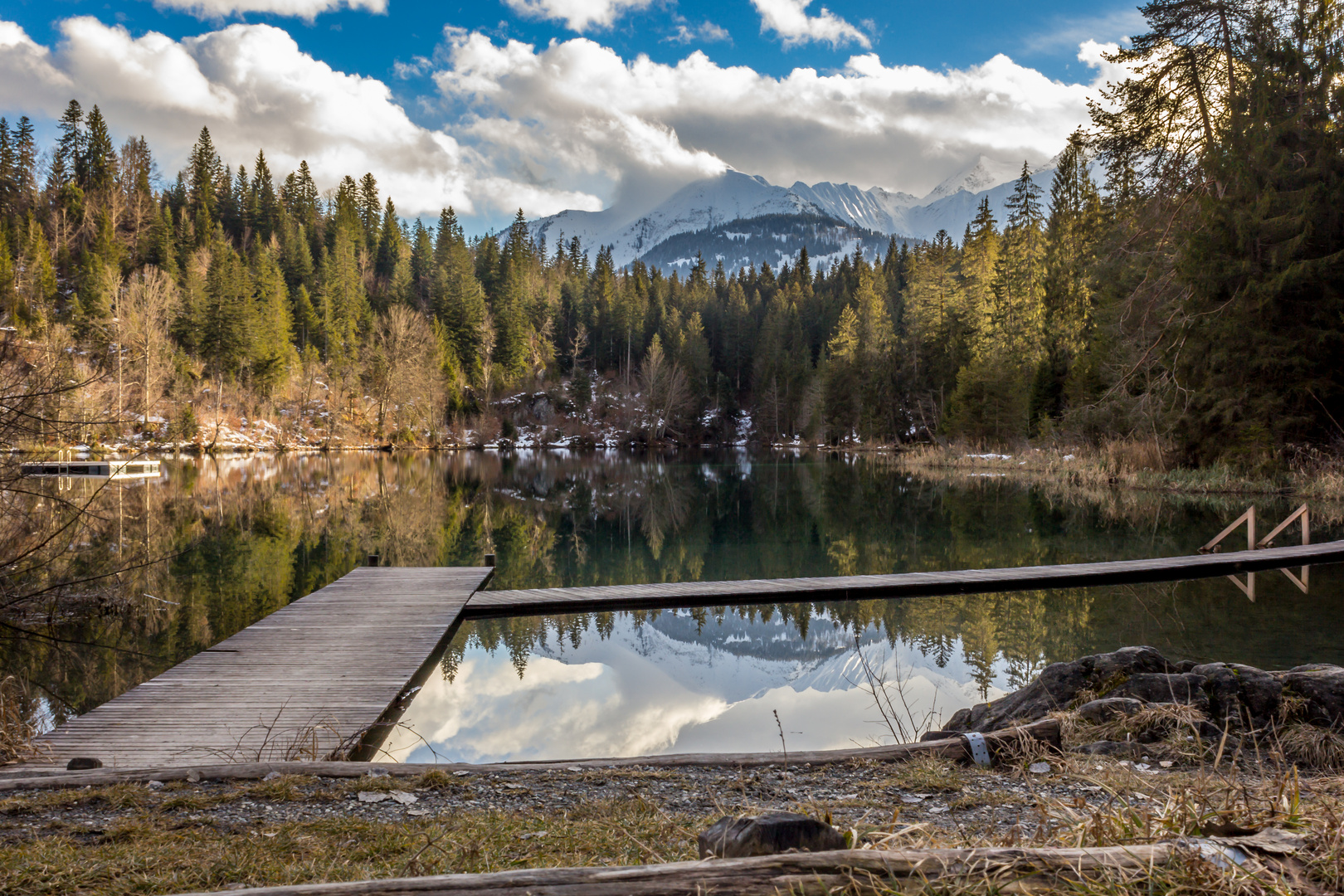 Crestasee im Februar