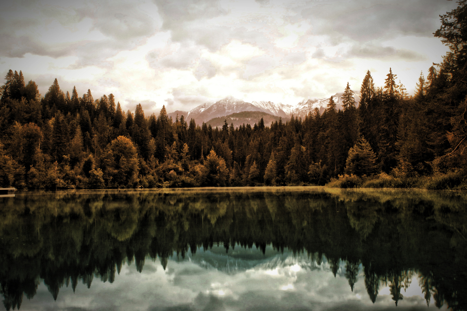 Crestasee im Kanton Graubünden