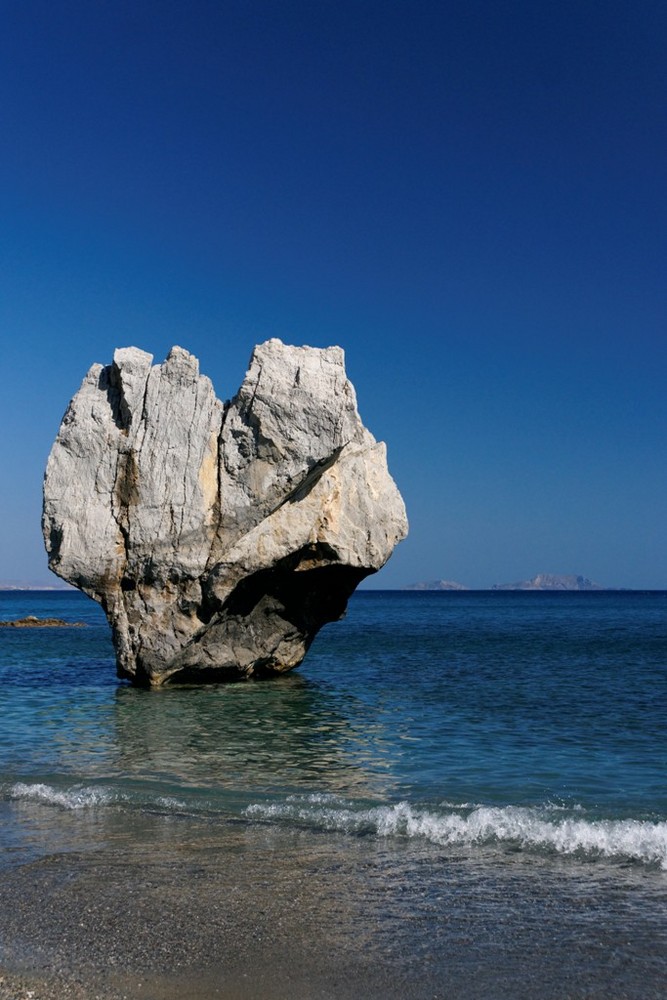 Creta - Vista dalla spiaggia di Preveli