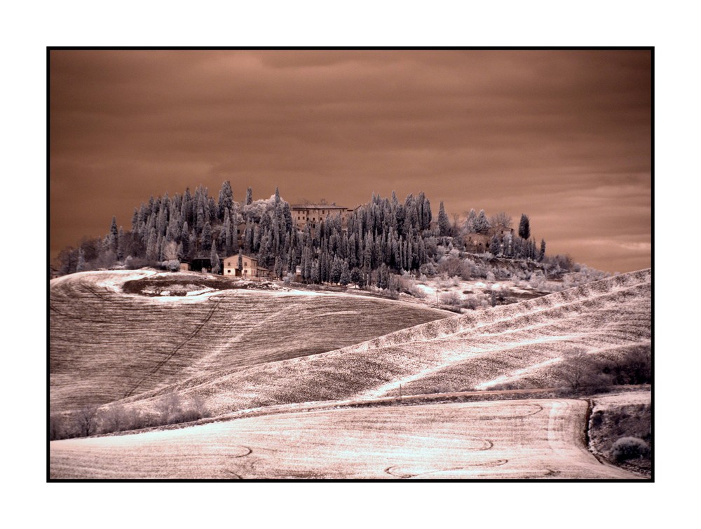 Crete Senesi 4 Infrared Photo