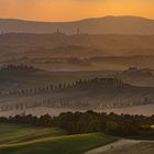 Crete Senesi im Abendlicht