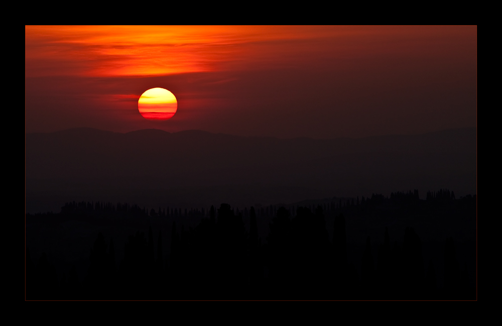 crete senesi im letzten licht