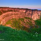 Creux du Van bei Sonnenaufgang